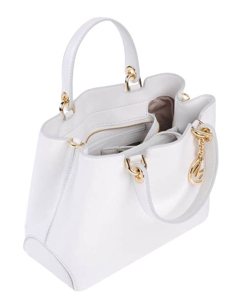 michael kors dammentasche weiß|Women's White Designer Handbags .